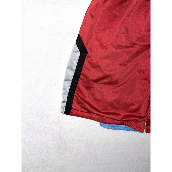 Vintage Nike Reversible Basketball Shorts Mens S‎ UNC Chicago Fearless Shiny Y2K - Picture 5 of 13